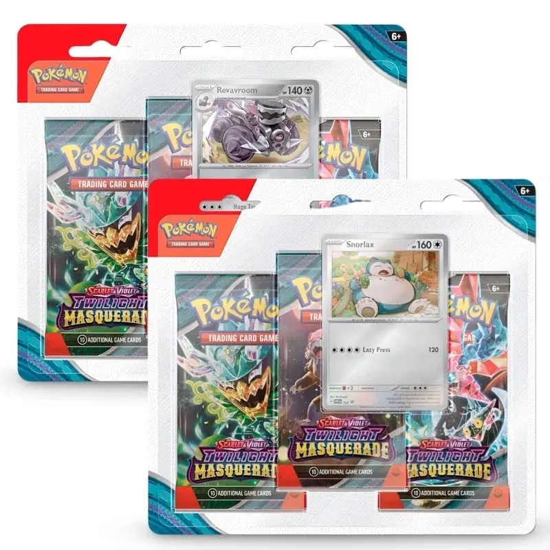 Pokémon - Scarlet & Violet - Twilight Masquerade  - 3er Blister  - EN