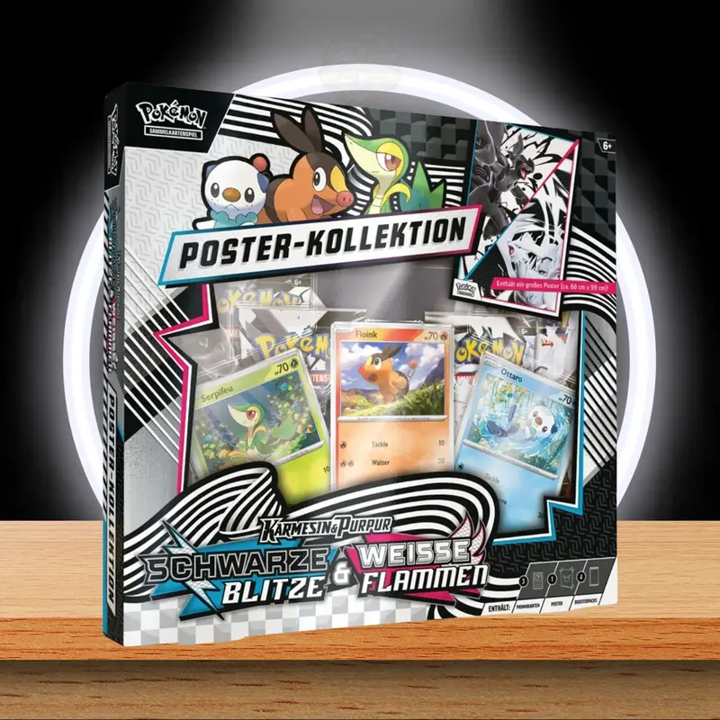 Pokémon Schwarze Blitze & Weiße Flammen Poster Kollektion (DE)