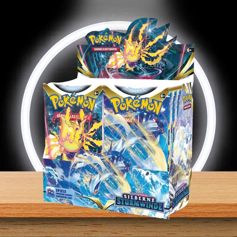 Pokémon Silberne Sturmwinde Display (DE)