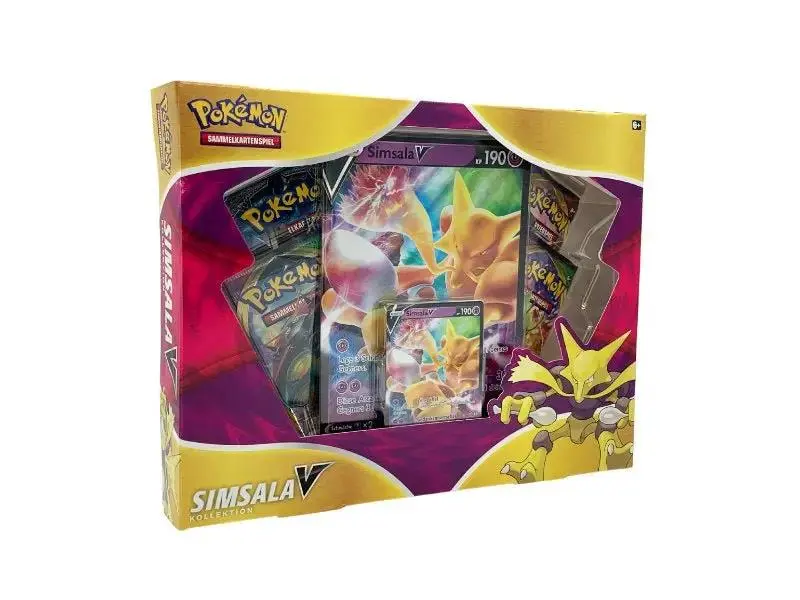 Pokémon Simsala V Kollektion Box DE