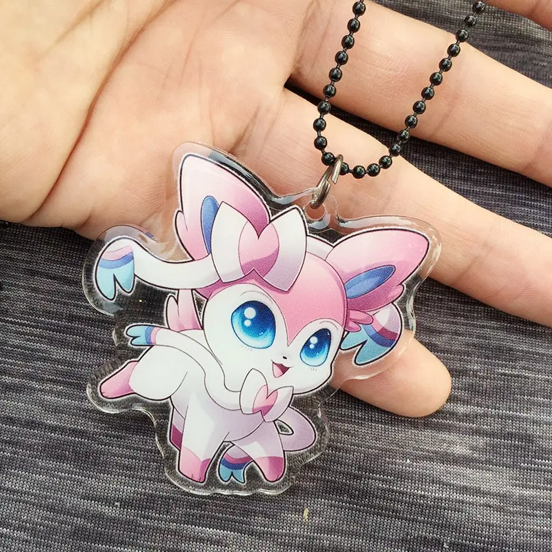 Pokemon Sylveon Keychain / Anhänger / Lanyard