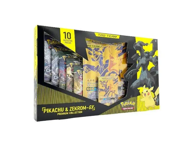 Pokemon Tag Team Pikachu & Zekrom GX Premium Collection Box - EN