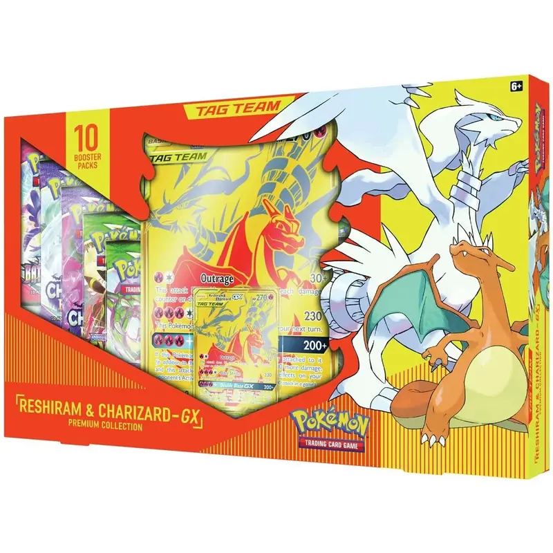 Pokémon - Tag Team - Reshiram & Charizard GX - Premium Kollektion - EN
