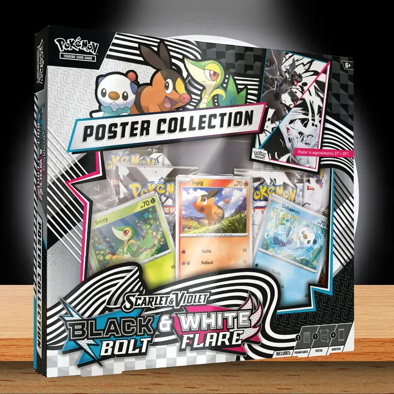 Pokémon TCG Black Bolt & White Flare Unova Poster Collection (ENG)