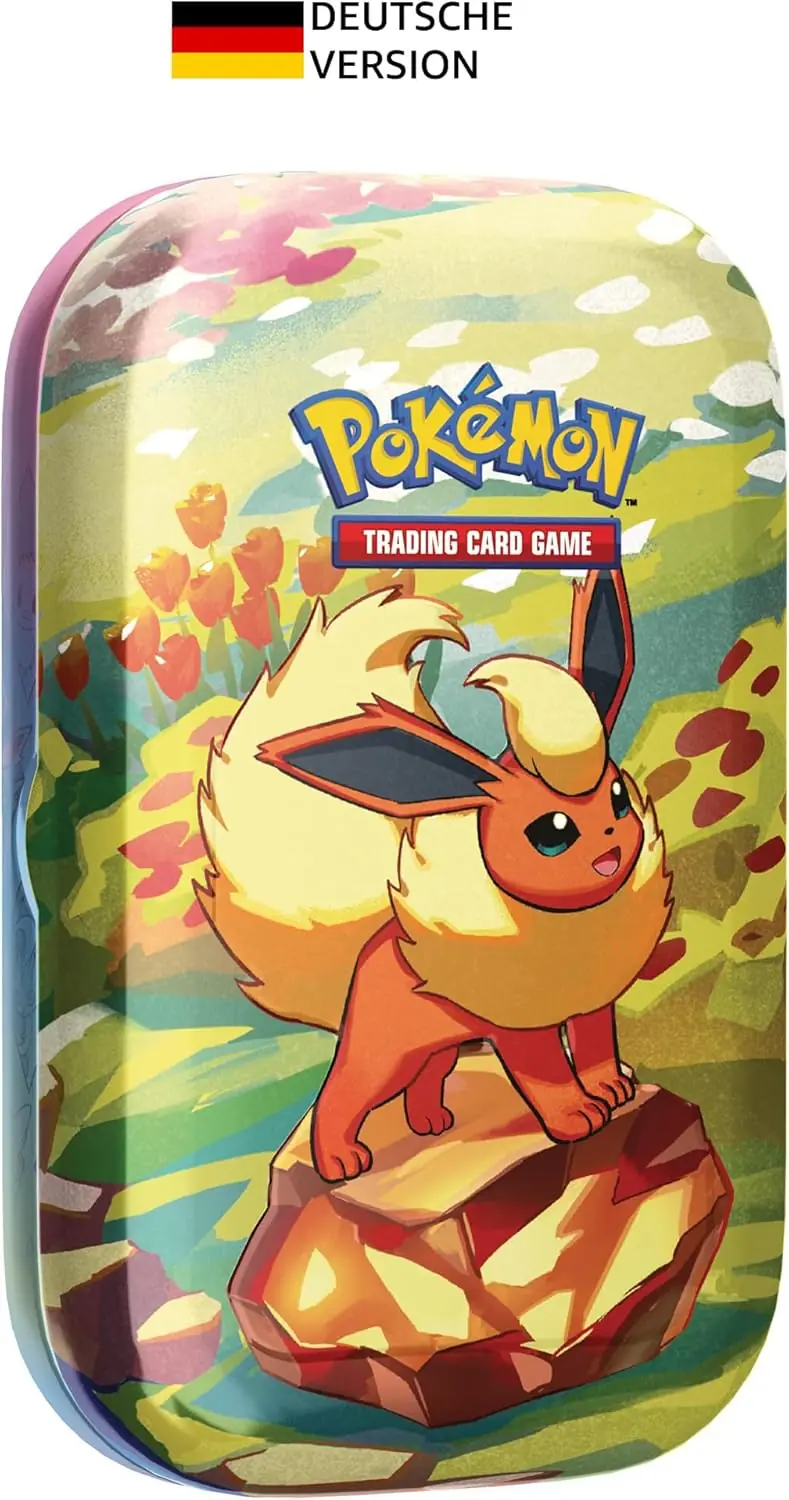 Pokémon TCG Mini-Tin-Box Karmesin & Purpur - Prismatische Entwicklungen