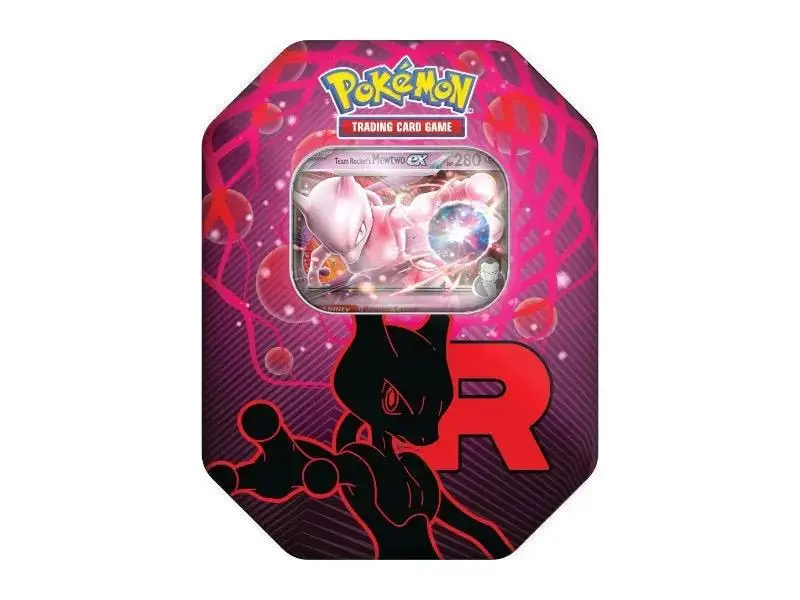 Pokemon Team Rocket's Mewtwo ex Tin Box - EN