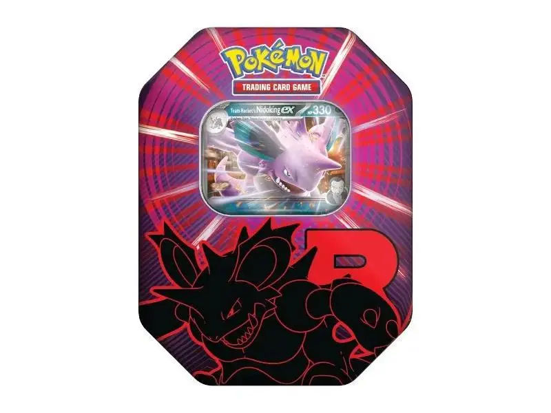 Pokemon Team Rocket's Nidoking ex Tin Box - EN