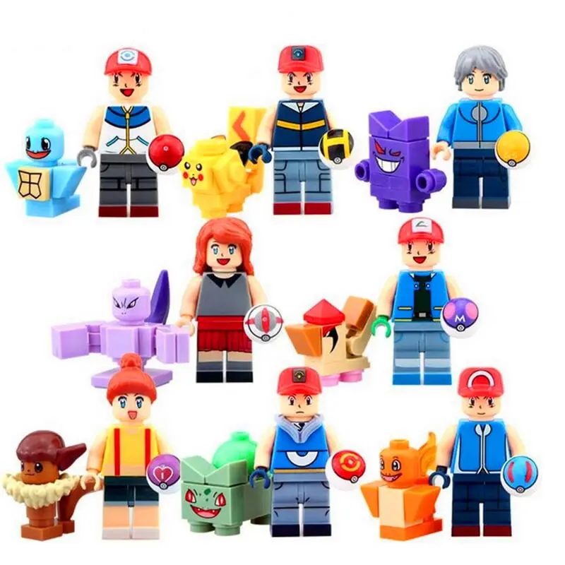 Pokemon Trainer Set mit 7 Figuren