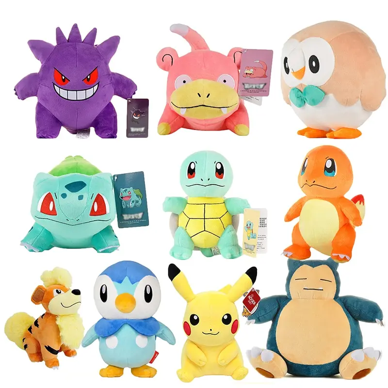 Pokemon Unite Kuscheltiere - Pikachu, Glurak u. a. (ca. 20-25cm)