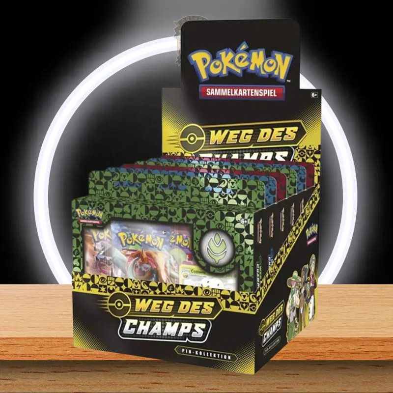 Pokémon Weg des Champs Pin Kollektion Display (DE)