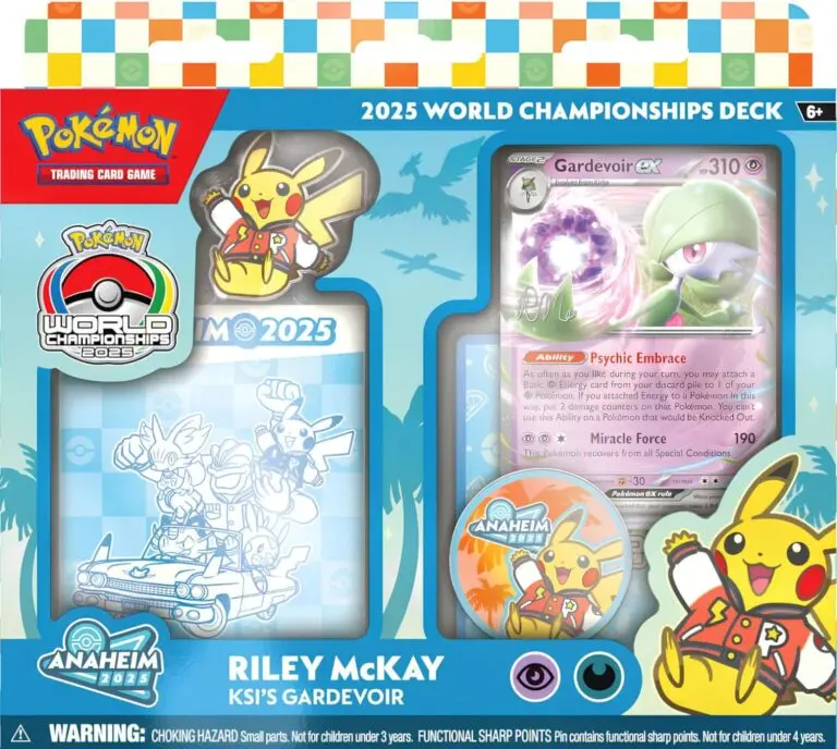 Pokemon Weltmeisterschaftsdeck 2025 Flutter Devo Gardevoir Riley McKay
