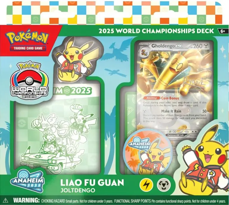 Pokemon Weltmeisterschaftsdeck 2025 Joltdengo Liao Fu Guan