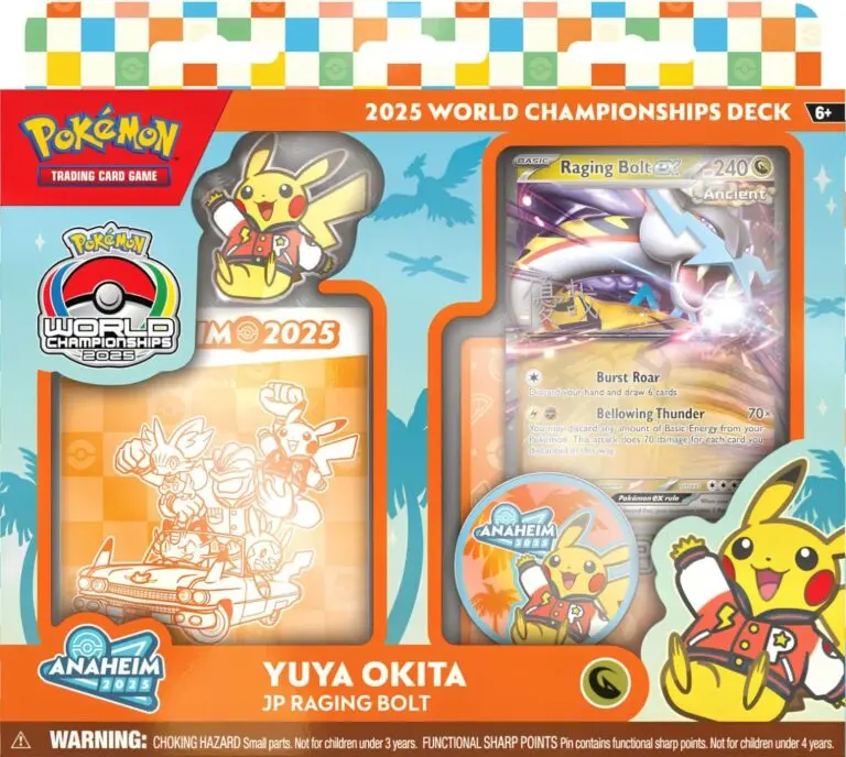 Pokemon Weltmeisterschaftsdeck 2025 JP Raging Bolt Yuya Okita