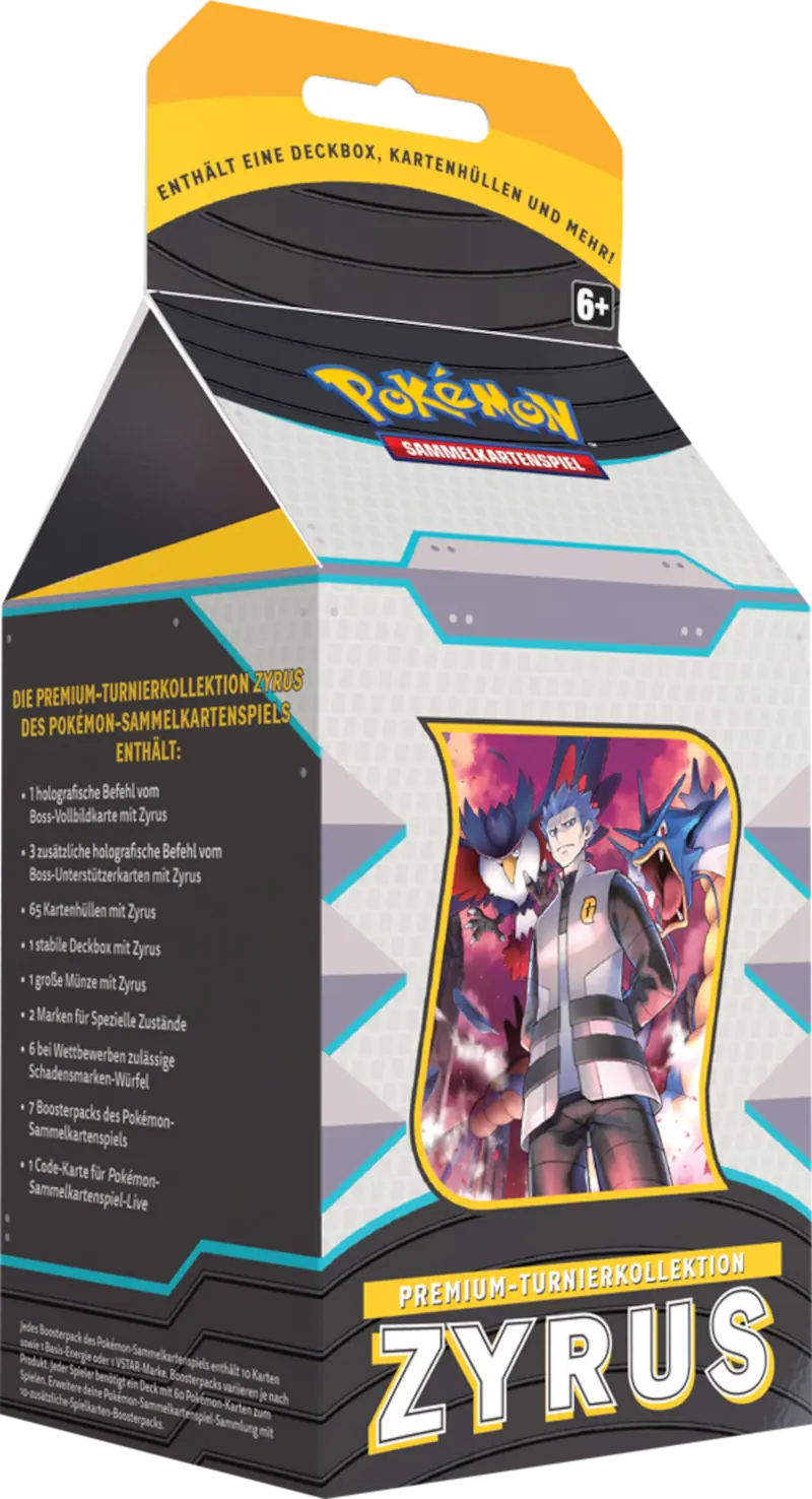 Pokémon Zyrus Premium Turnierkollektion Deutsch – 7 Booster Packs