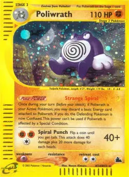 Poliwrath SK-H24 Holo Rare Englisch