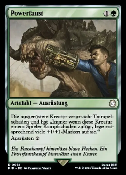 Powerfaust PIP-81 Rare Deutsch