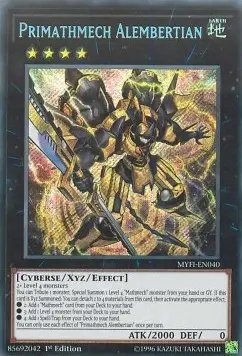 Primathemech D'Alembert MYFI-040 Secret Rare Good Deutsch 1. Auflage