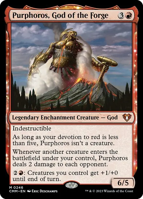 Purphoros, God of the Forge CMM-246 Mythic Englisch