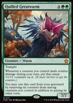 Quilled Greatwurm - Magic