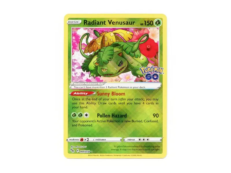 Radiant Venusaur 004/078 - Ultra Rare