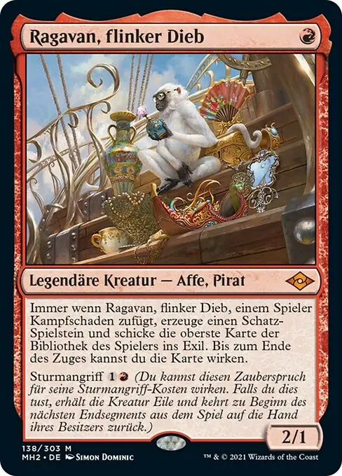 Ragavan, flinker Dieb MH2-138 Mythic Deutsch