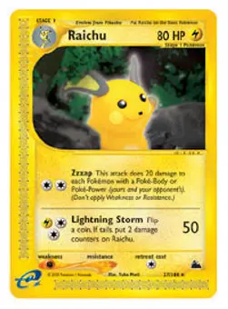 Raichu SK-27 Rare Deutsch