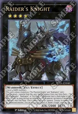 Raider's Knight PHRA-040 Ultra Rare Near Mint Englisch 1. Auflage