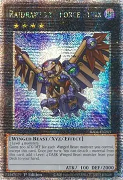Raidraptor - Force Strix (V.2 - Quarter Century Secret Rare) - Quarter Century Stampede (Quarter Century Secret Rare) [RA04-243]