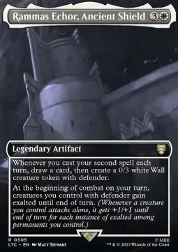 Rammas Echor, Ancient Shield LTRH-505 Rare Excellent Englisch Foil