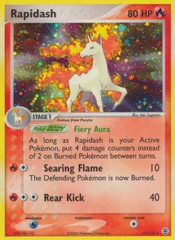Rapidash FL-13 Holo Rare Englisch