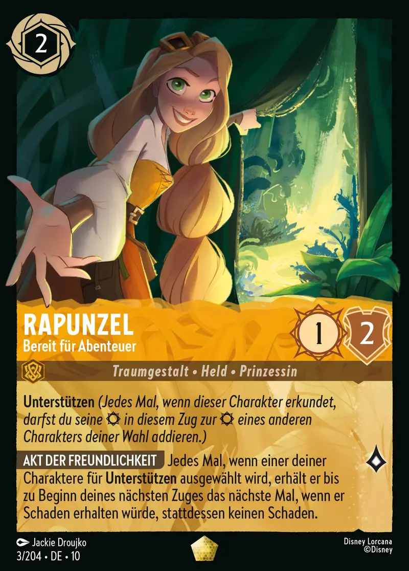 Rapunzel - Bereit für Abenteuer 10WHI-003 Legendary Deutsch