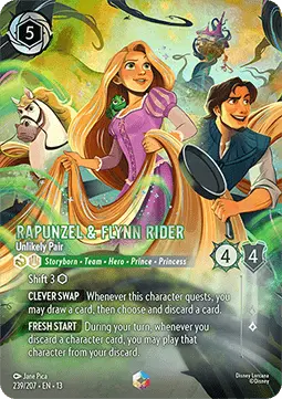 Rapunzel & Flynn Rider - Unlikely Pair (V.2) - Attack of the Vine! (Enchanted) [13ATV-239]