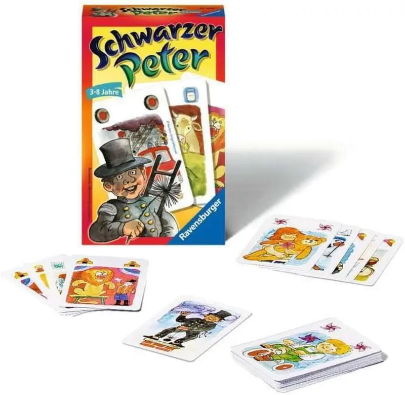 Ravensburger Schwarzer Peter, Kartenspiel ab 3 Jahren