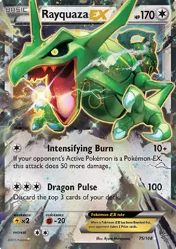 Rayquaza EX ROS-75 Ultra Rare Deutsch