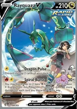 Rayquaza V EVS-194 Ultra Rare Deutsch