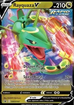 Rayquaza V SWSH-147 Promo Good Englisch