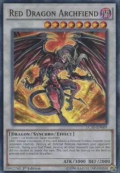 Red Dragon Archfiend (V.2) LC5D-EN069 Ultra Rare Englisch