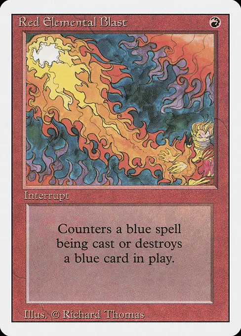 Red Elemental Blast 3ED- Common Englisch