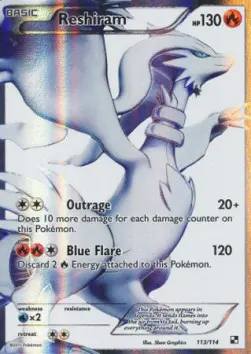 Reshiram BLW-113 Ultra Rare Deutsch