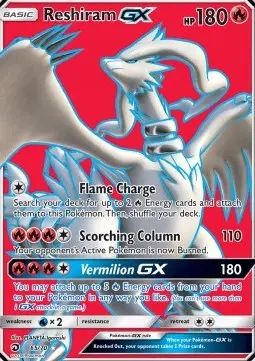 Reshiram GX DRM-65 Ultra Rare Deutsch