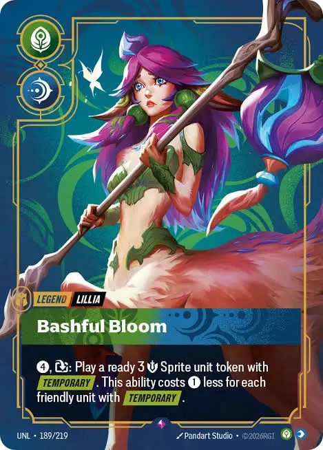 Riftbound - Plated Legend Lillia Bashful Bloom (differenzbesteuert nach §25a UstG)