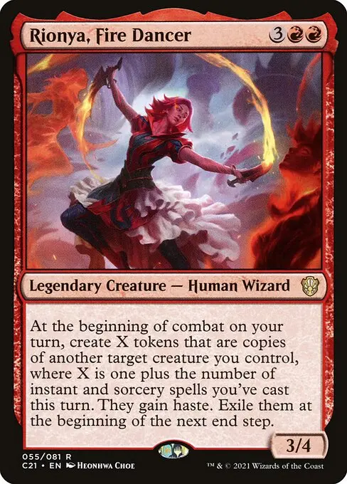 Rionya, Fire Dancer C21-55 Rare Englisch