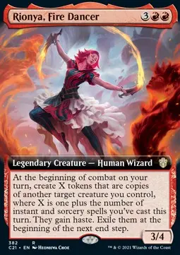 Rionya, Fire Dancer XC21-382 Rare Near Mint Englisch