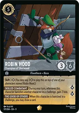 Robin Hood - Champion von Sherwood 9FAB-177 Legendary Boosterfrisch Deutsch Foil
