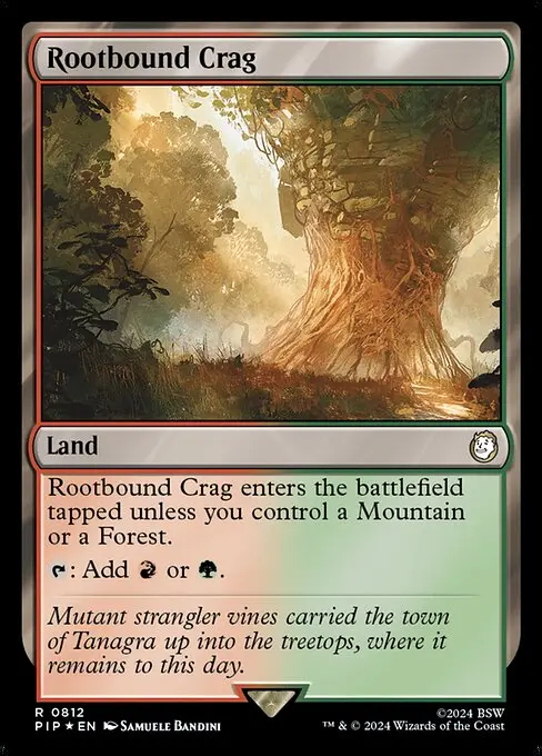 Rootbound Crag (V.2) XPIP-812 Rare Englisch