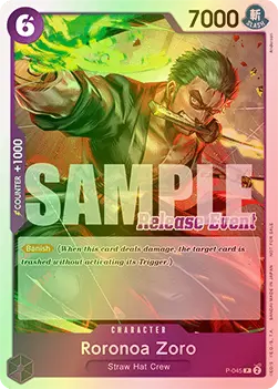 Roronoa Zoro (P-045) (V.3) P Promo Englisch