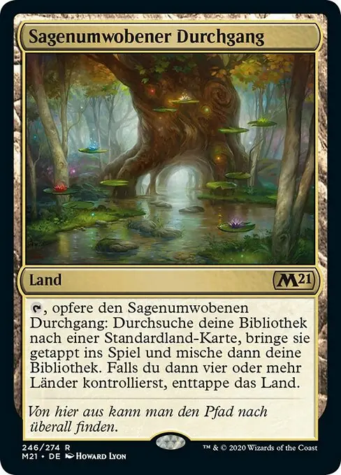 Sagenumwobener Durchgang M21-246 Rare Deutsch