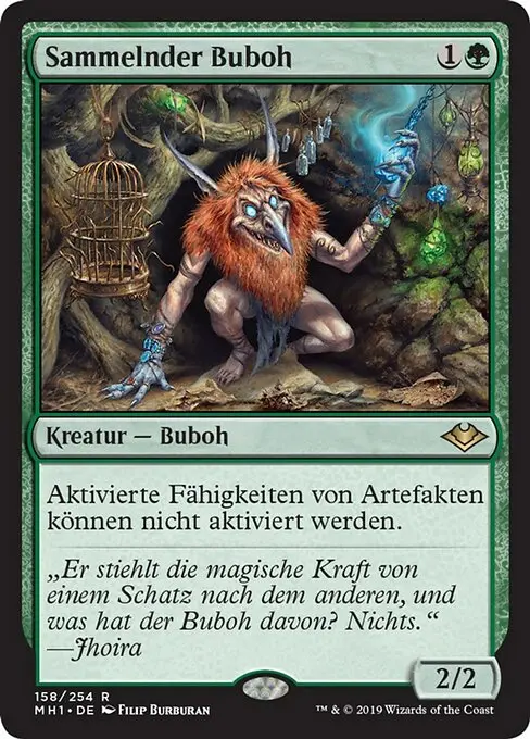 Sammelnder Buboh MH1-158 Rare Deutsch