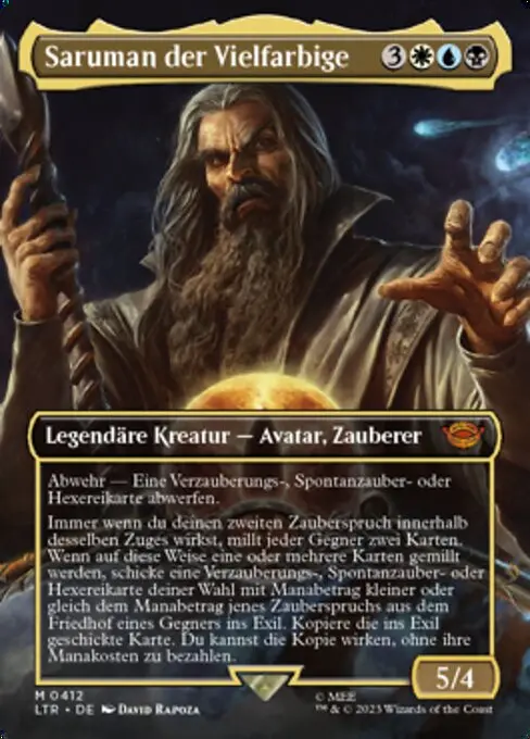Saruman der Vielfarbige (V.2) XLTR-412 Mythic Deutsch