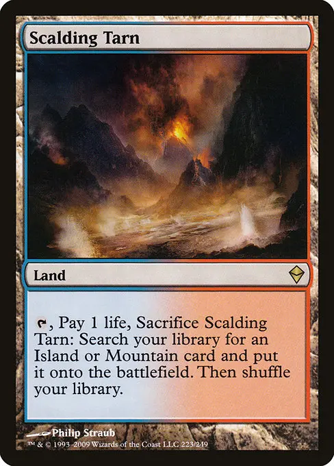 Scalding Tarn ZEN-223 Rare Englisch